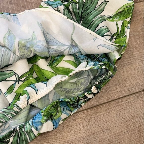 LUCY PARIS X REVOLVE “you are my sunshine” tropical palm print flutter t… - Picture 5 of 7